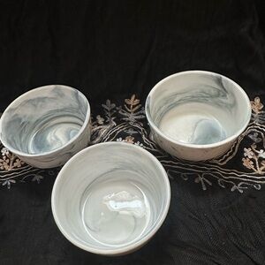 Marble Patterned Bowls Set